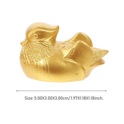 Mandarin Duck Resin Statue - Symbol of Love and Fidelity