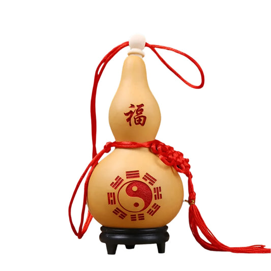 Feng Shui Hu Lu Wu Lou Hanging Ornament with Tassel – Good Fortune Home Decor