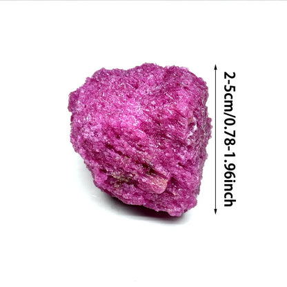 Natural Red Corundum Ruby Crystal Specimen – Healing & Decorative Stone