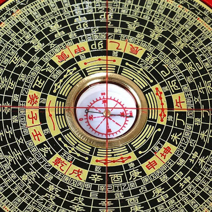 Professional Chinese Feng Shui Compass (Ying-Yang Luopan) – Essential Tool for Energy Measurement