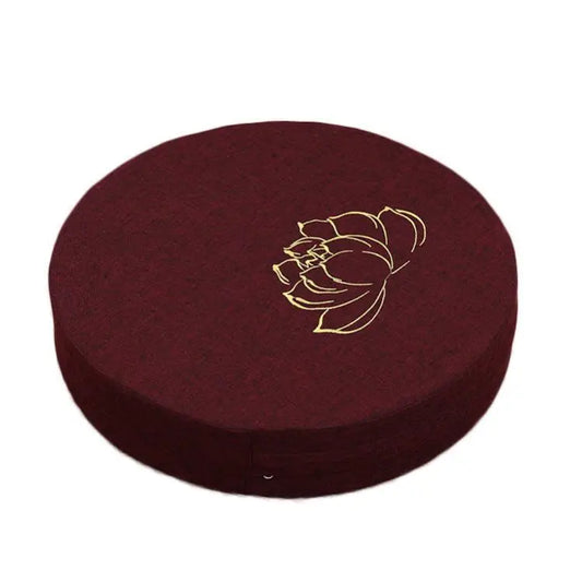 Yoga Meditation Cushion - Japanese Tatami - Inspired Backrest"