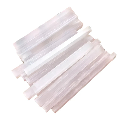 Selenite Natural Stone Rough Crystals Stick