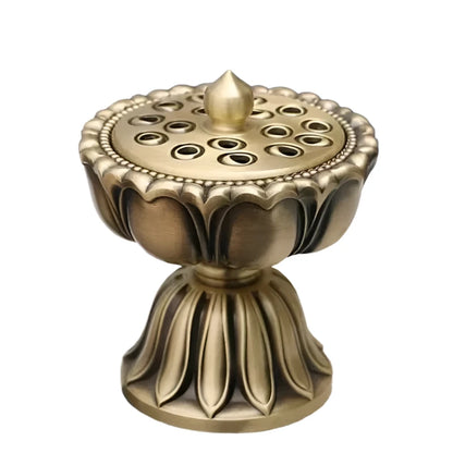 Pure Copper Lotus Incense Burner