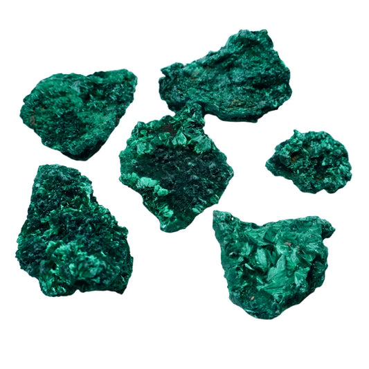 Natural Rough Malachite Stone – Vibrant Green Mineral Specimen