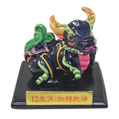 Chinese Zodiac Hand-Painted Figurines - Feng Shui Collectible Statues