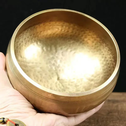 Handmade Nepal Tibetan Buddha Sound Bowl – Perfect for Meditation and Yoga