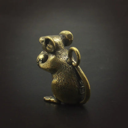 Brass Mouse - Kawaii Chinese Zodiac Desk Decoration