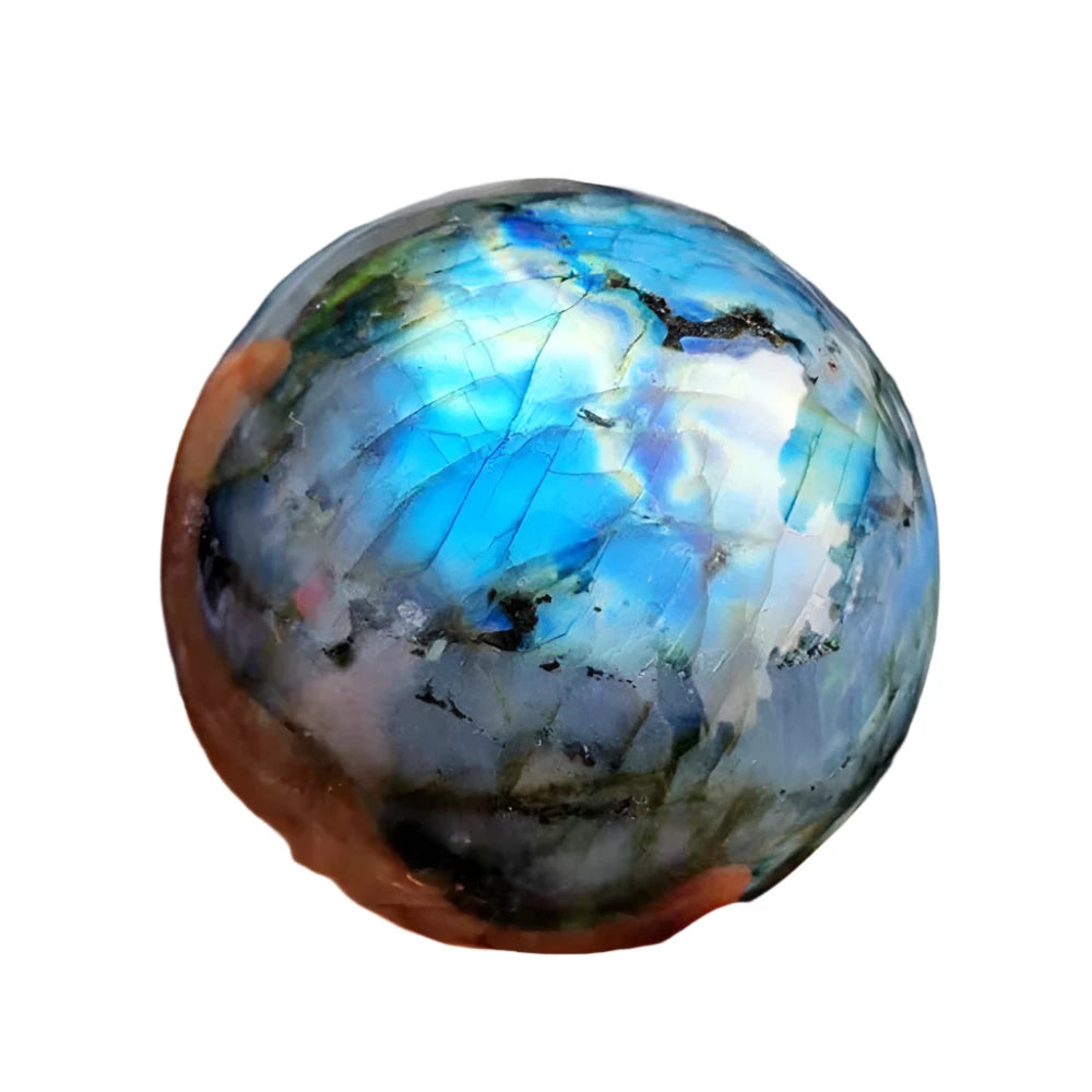 Natural Labradorite Crystal Ball