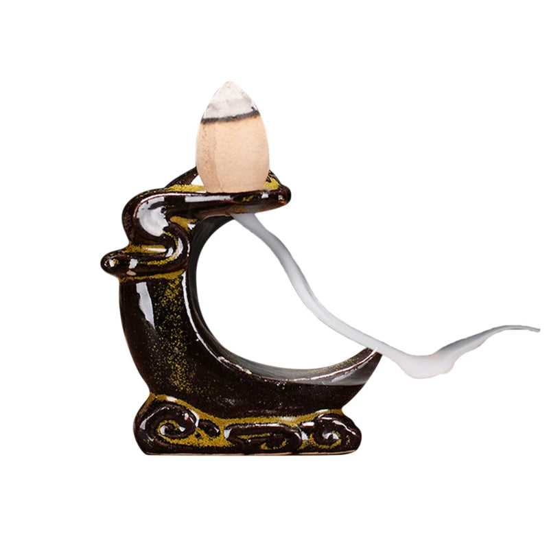 Retro Waterfall Incense Base