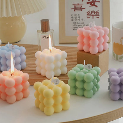 Bubble Cube Scented Candle