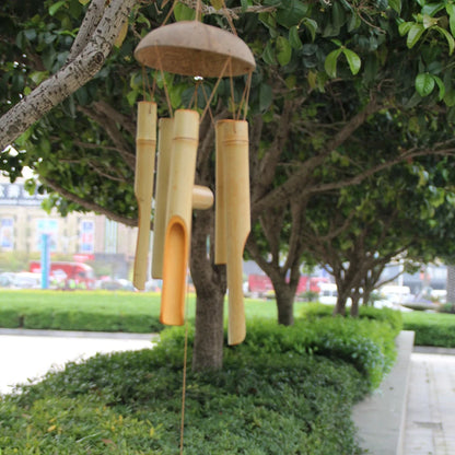 Handmade Bamboo Wind Chimes for Feng Shui: Soothing Tones and Positive Energy