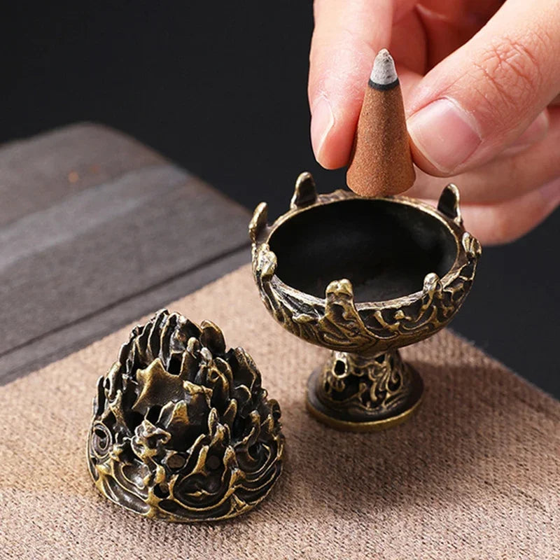 Alloy Mini Boshan Incense Burner