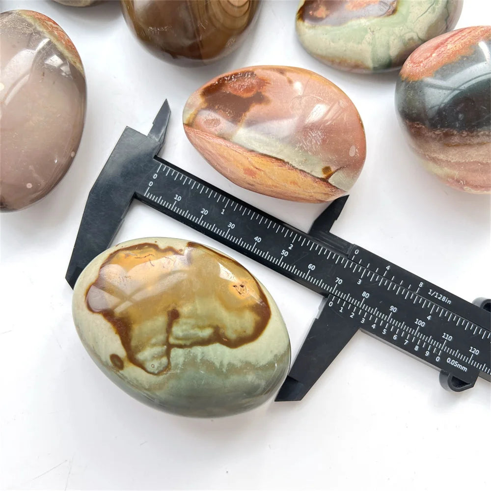 Natural Polychrome Jasper Ocean Stones – Tumbled Crystals for Healing and Decor