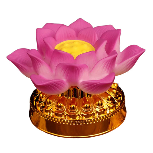 Colorful Lotus Lamp LED Buddha