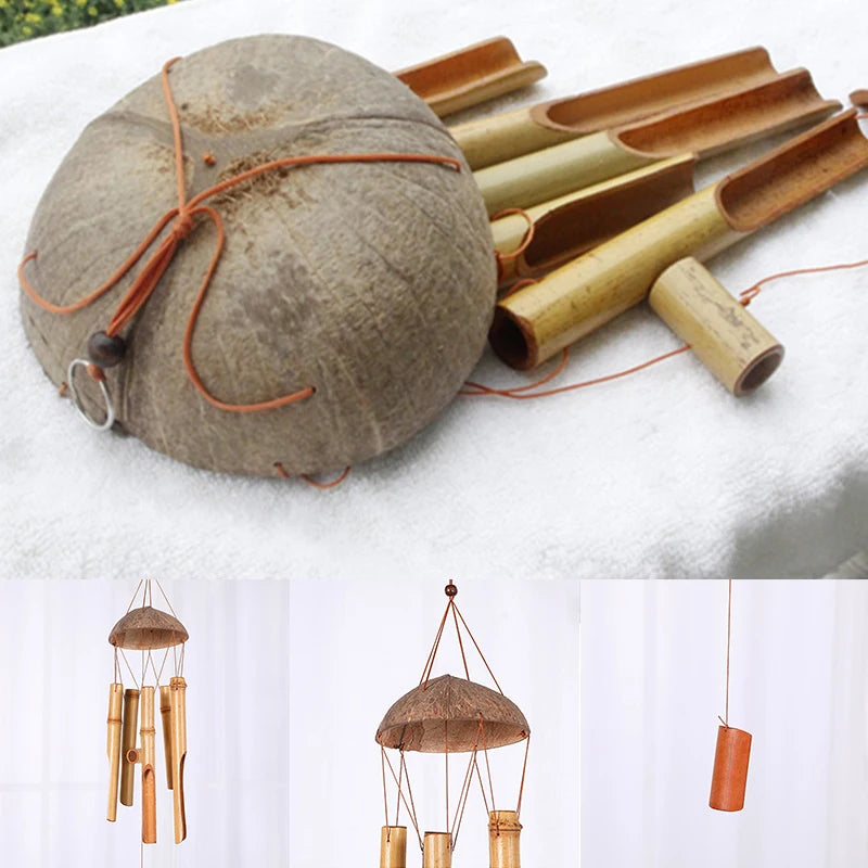 Handmade Bamboo Wind Chimes for Feng Shui: Soothing Tones and Positive Energy