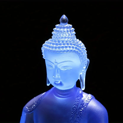 Buddha Statue Ornament, Symbolizing Good Luck, Good Health, Resin Handicraft Statue, Chinese Tantric Medicine Master Buddha