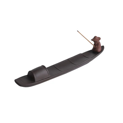 Fisherman Fishing Incense Stick Holder