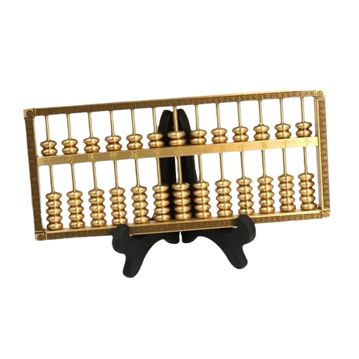 Mini Brass Abacus Decor – Unique Feng Shui Ornament for Home and Office Decoration