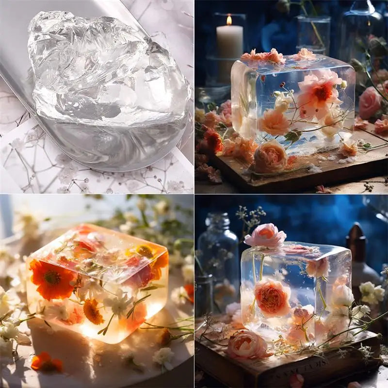 Crystal Transparent Jelly Wax