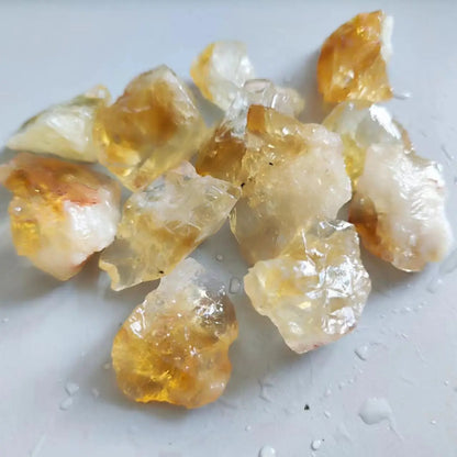 Natural Raw Citrine Stones – Healing Crystals for Decoration &amp; DIY Gifts