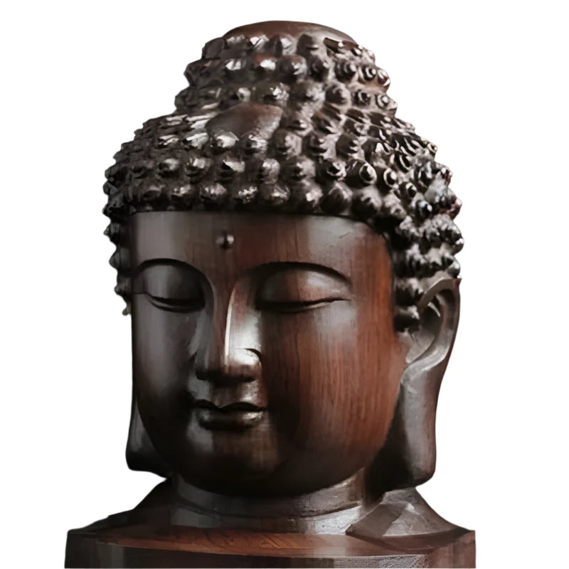 Handcrafted Tathagata Buddha Wooden Statue - Rosewood Home Decor