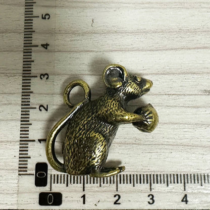 Brass Mouse - Kawaii Chinese Zodiac Desk Decoration