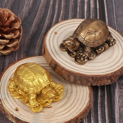 Turtle Resin Ornaments Copper Turtle Ornaments Feng Shui Furnishings Prosperous Mascot