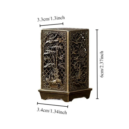 Square Vertical Chinese Xianglu Incense Burner