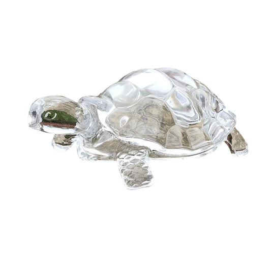 Crystal Turtle Figurine - A Symbol of Longevity and Luck