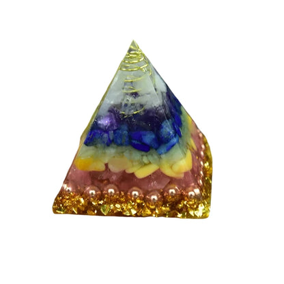 Orgon Pyramid with Seven Chakras – Protection, Balance Harmony