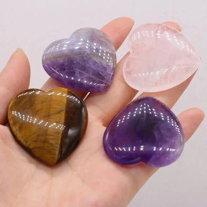 Natural Stone Crystal Amethyst Quartz Thumb Stone