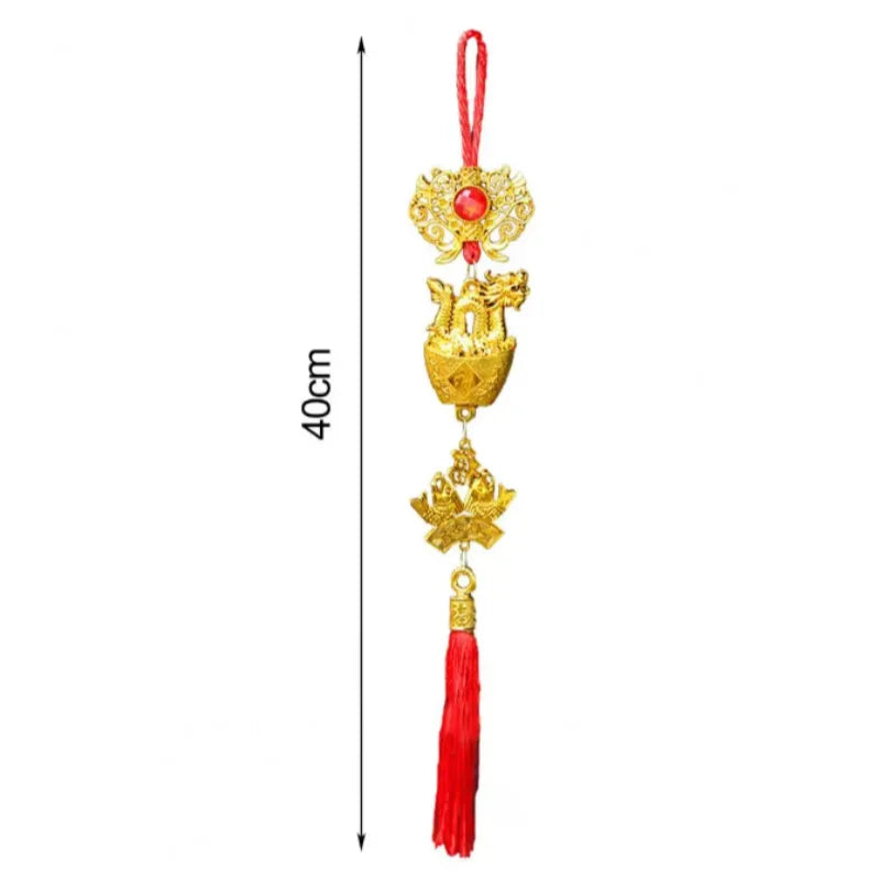 Dragon Hanging Decor Pendant - Symbol of Luck and Wealth