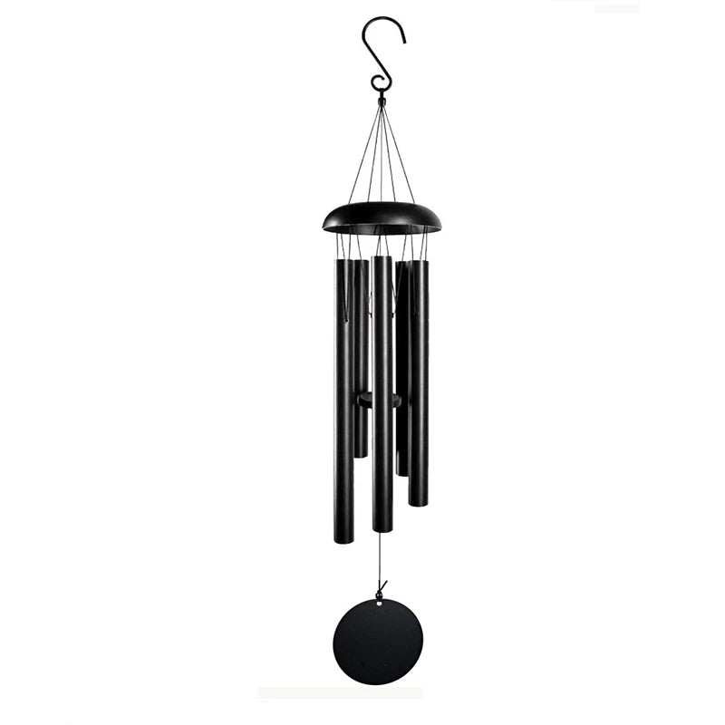 Vintage-Inspired Aluminum Wind Chimes – Soothing Musical Décor for Home and Nursery