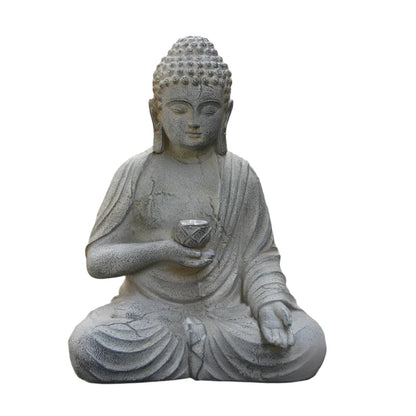 Solar Buddha Statue Sculpture