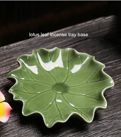 Ceramic Handmade Imitation Floral Thread Incense Tray