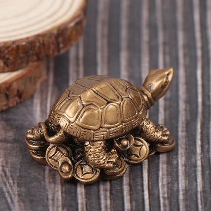 Turtle Resin Ornaments Copper Turtle Ornaments Feng Shui Furnishings Prosperous Mascot
