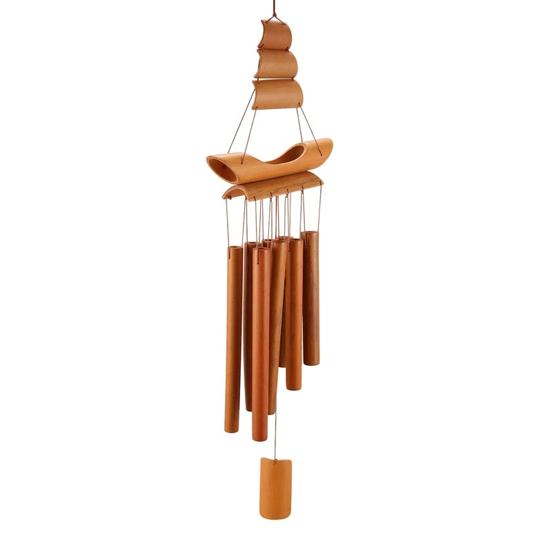 Handmade Bamboo Wind Chime – Natural Decorative Hanging Ornament for Home and Garden