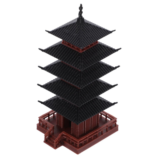 Miniature Pagoda Tower Statue - Exquisite Micro Landscape Decoration