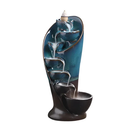 Handmade Torch Design Waterfall Incense Burner