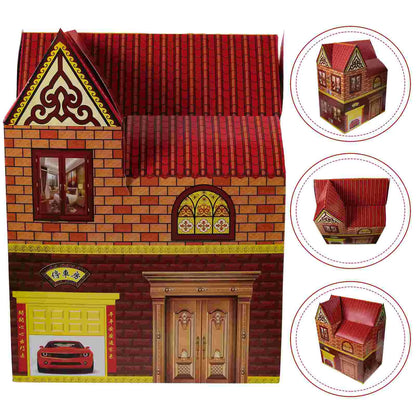 Ancestor Money Chinese Sacrifice Paper Villa – Traditional Offering for Ancestral Honor and Ghost Festivals