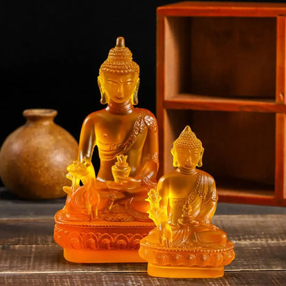 Resin Craft Medicine Buddha Statue