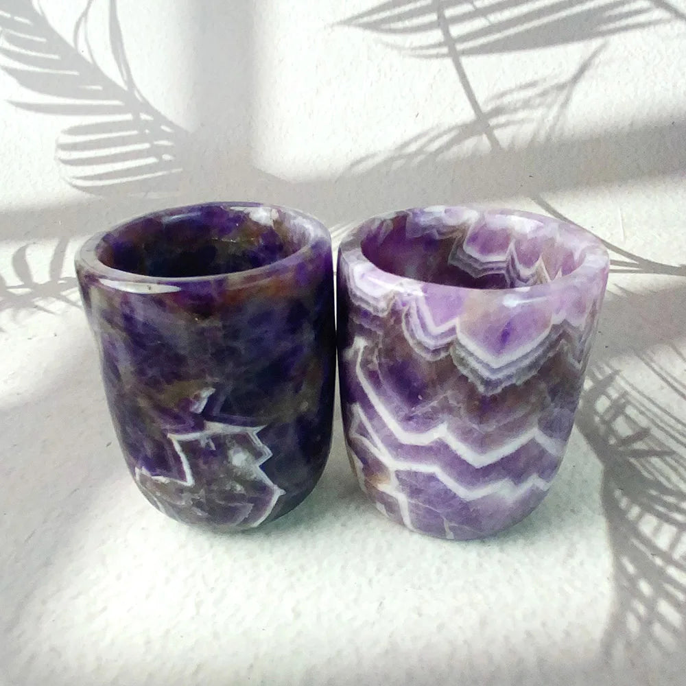 Spiritual Healing Water Cups with Dream Amethyst
