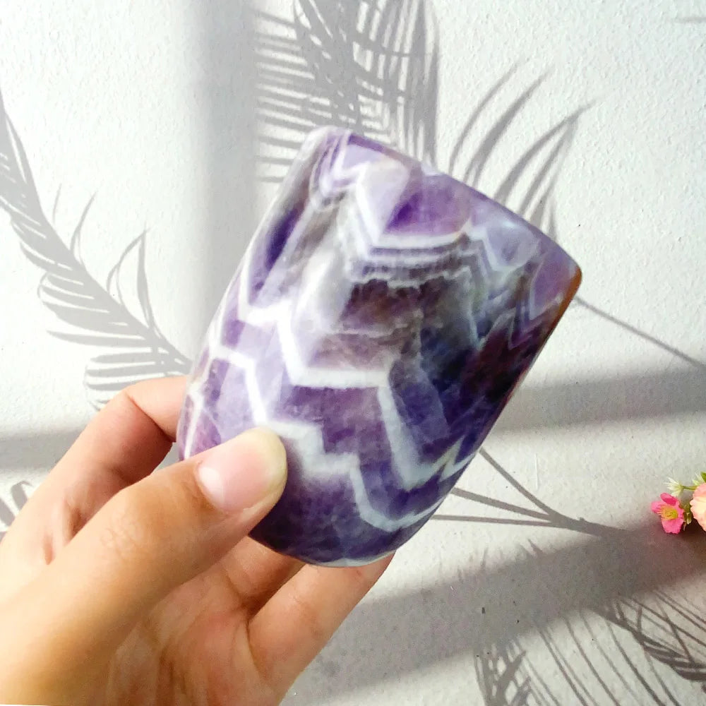 Spiritual Healing Water Cups with Dream Amethyst